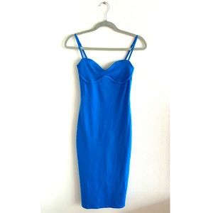 Zara bodycon blue dress